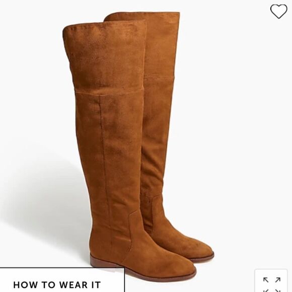 J. Crew Factory Over-the-knee microsuede boots Item AG056* - Picture 1 of 8